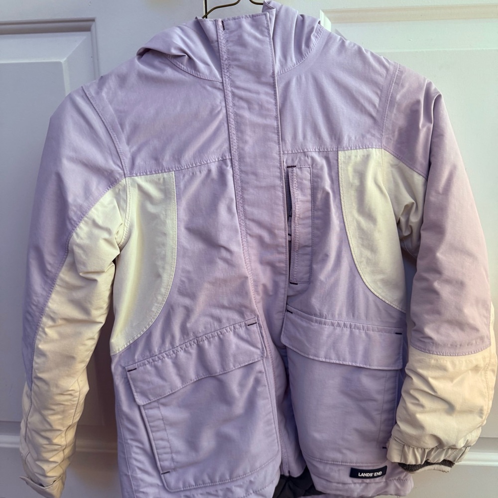 Lands' End Kids Ski/Snow Jacket in Soft Purple